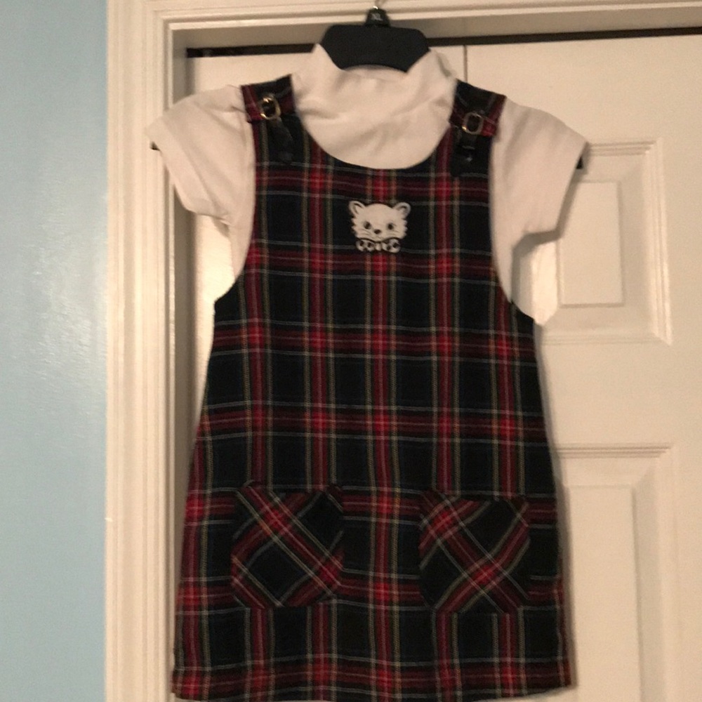 Girls plaid jumper